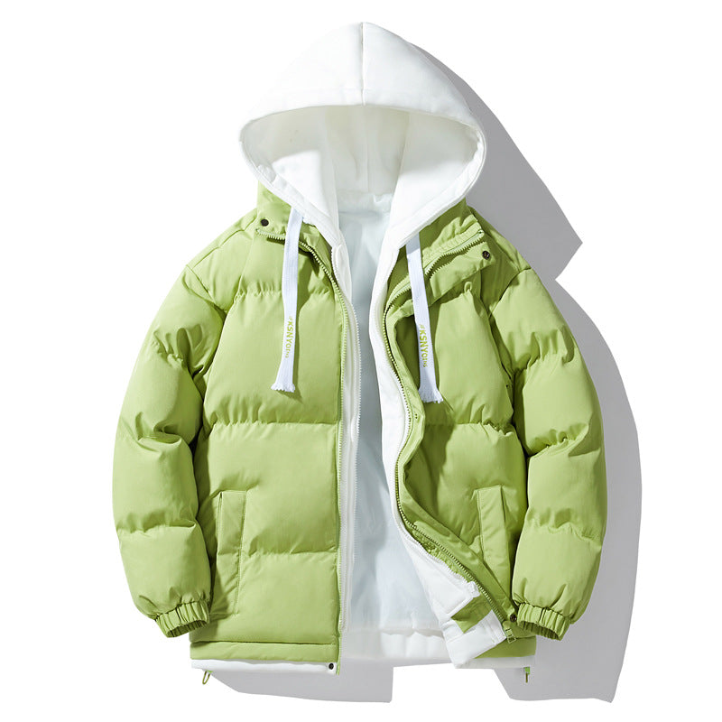 Herren Wattierte Steppjacke mit integriertem Kapuzen-Layer und winddichter Außenhülle Drune