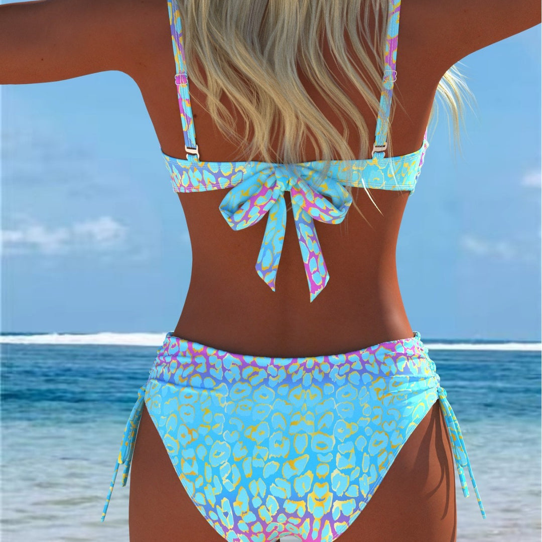 Damen Balconette-Bikini mit seitlichem Bindeband Drune