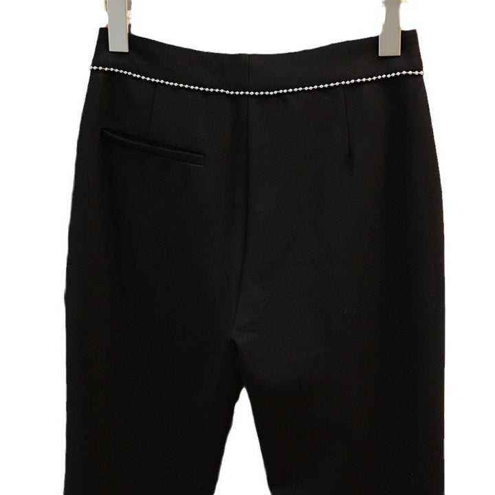 Damen Elegante undmodische Bundfaltenhose Drune