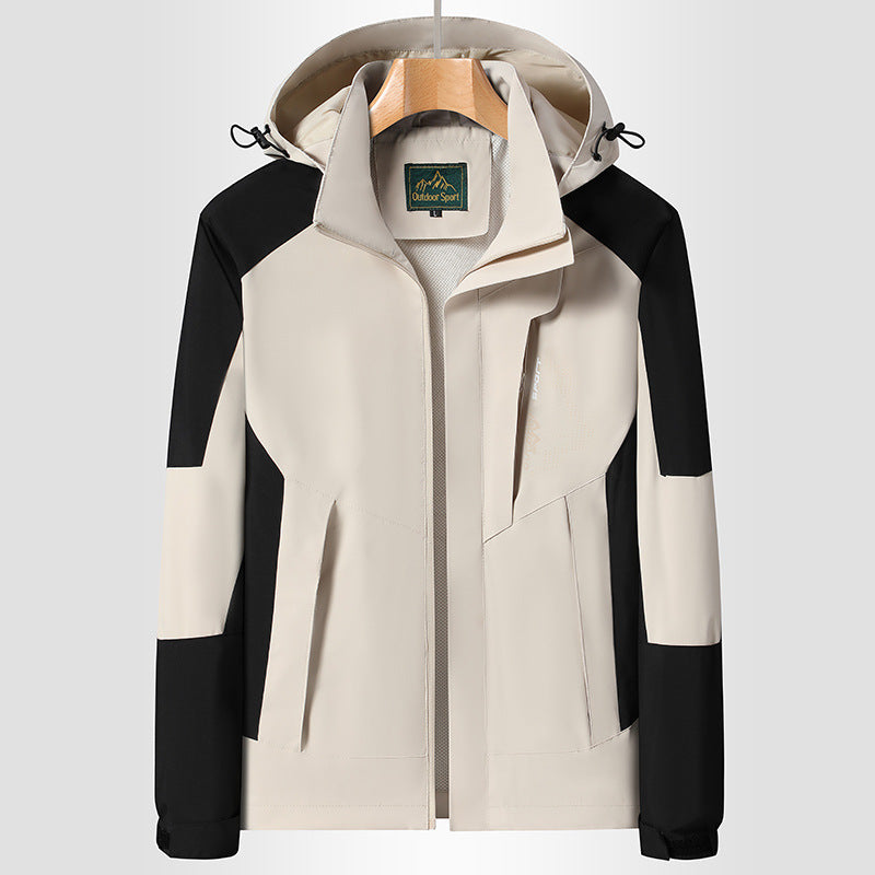Damen Kapuzen-Softshelljacke wind- und wasserabweisend atmungsaktiv Drune