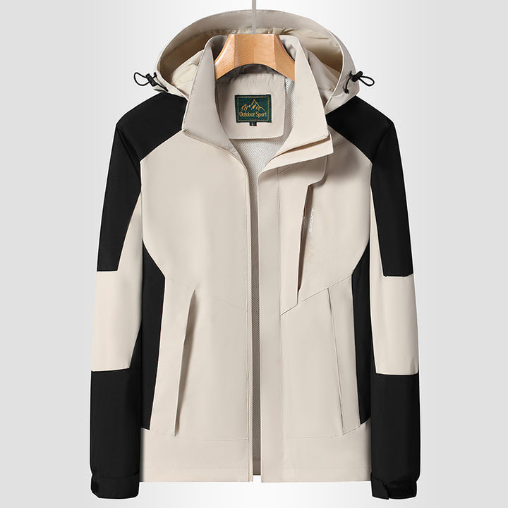 Damen Kapuzen-Softshelljacke wind- und wasserabweisend atmungsaktiv Drune
