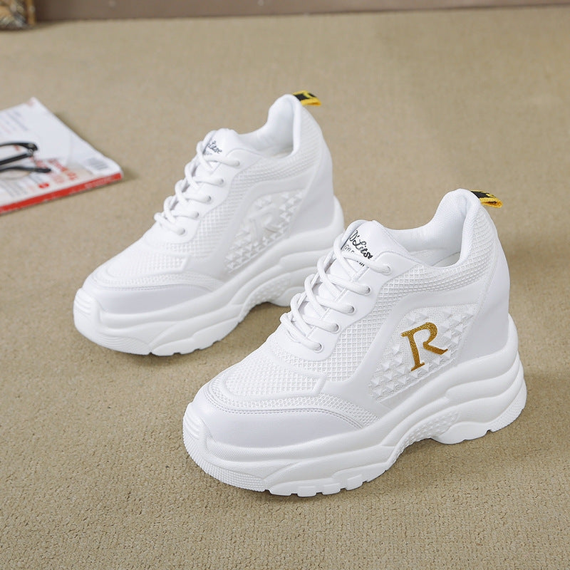 Damen Chunky Sneakers mit atmungsaktiver Mesh-Oberfläche und leichtem Komfort Drune