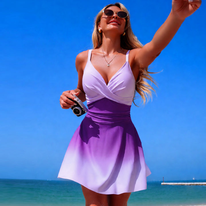 Damen vielseitiges Strandkleid Drune