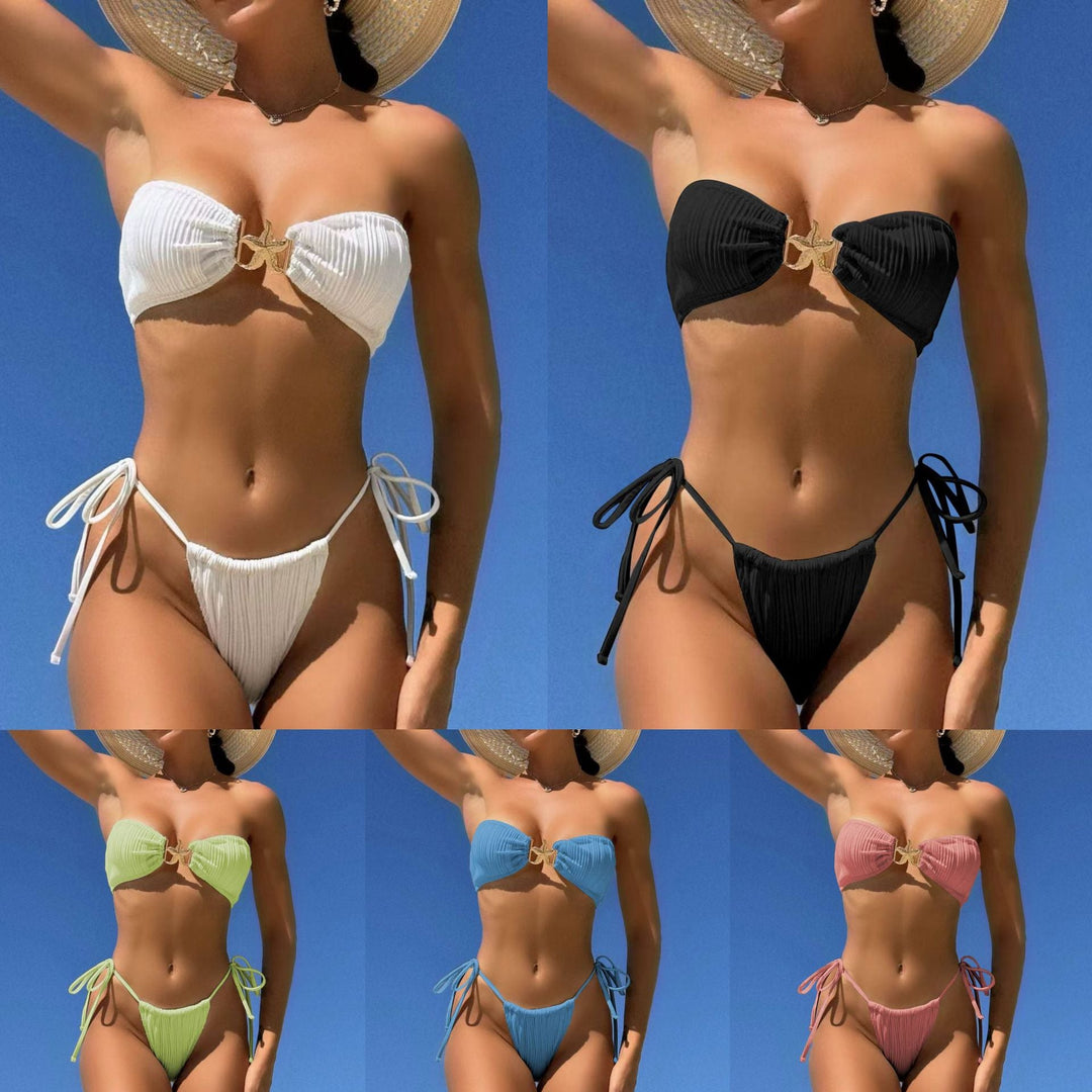 Damen Bandeau-Bikini-Set Drune