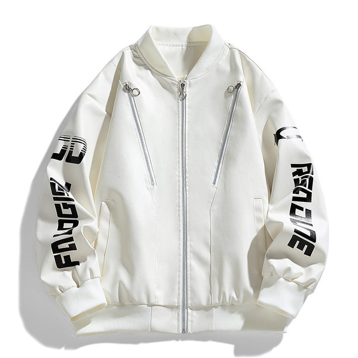 Herren Stylische Übergangsjacke mit hohem Kragen Drune