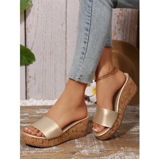 Damen Wedge-Sandaletten mit elegantem Kork-Design Drune