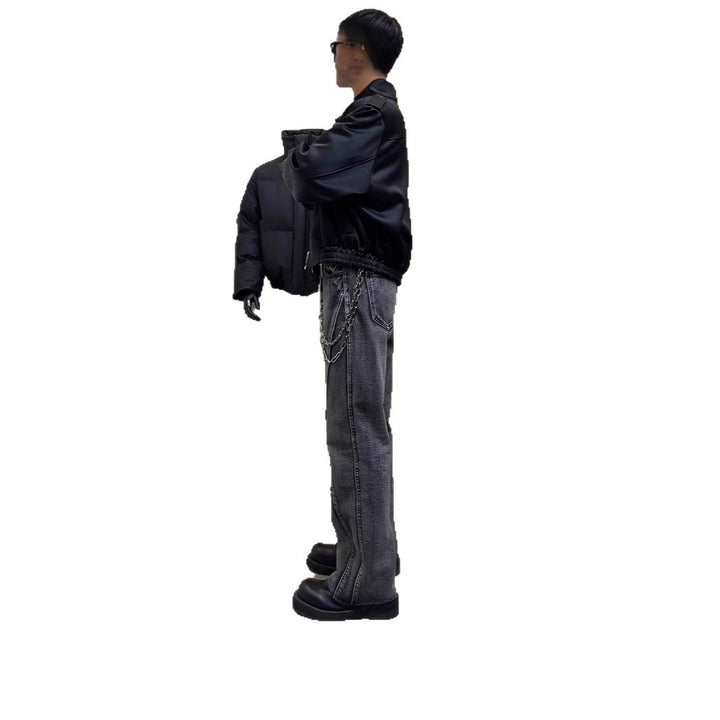 Herren Modische High-Waist Jeans Drune