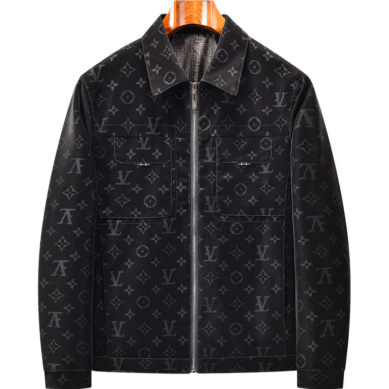 Herren Modische Utility-Jacke Drune