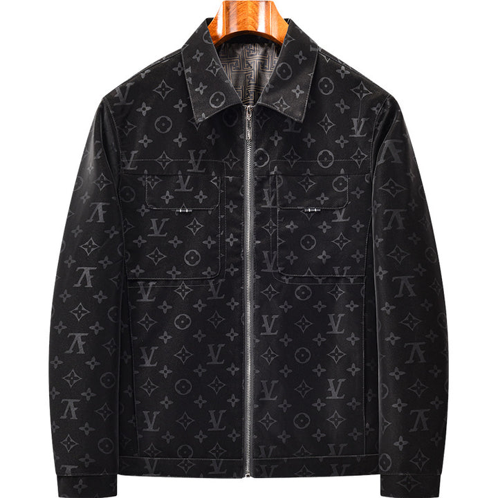 Herren Modische Utility-Jacke Drune