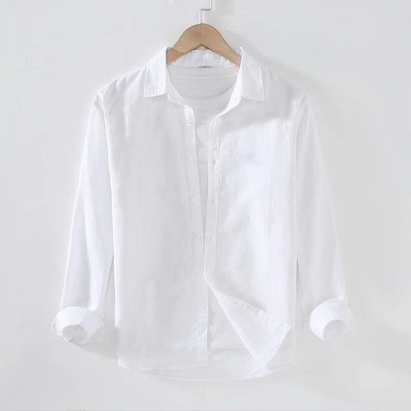 Herren lässige Baumwollbluse mit modernem Schnitt und praktischen Details Drune