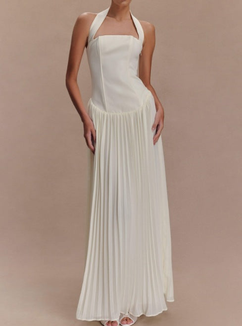 Damen Elegantes Maxikleid mit schickem Trägerdesign Drune