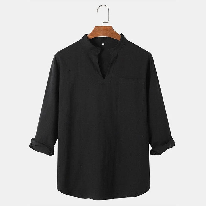 Damen lässige Leinenbluse Drune