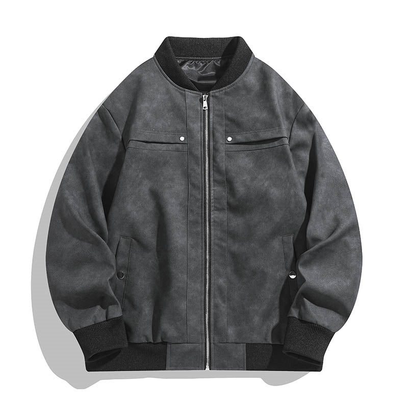 Herren Modische Bomberjacke im Vintage-Look Drune