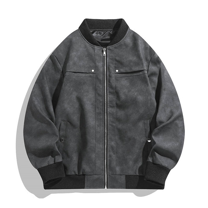 Herren Modische Bomberjacke im Vintage-Look Drune