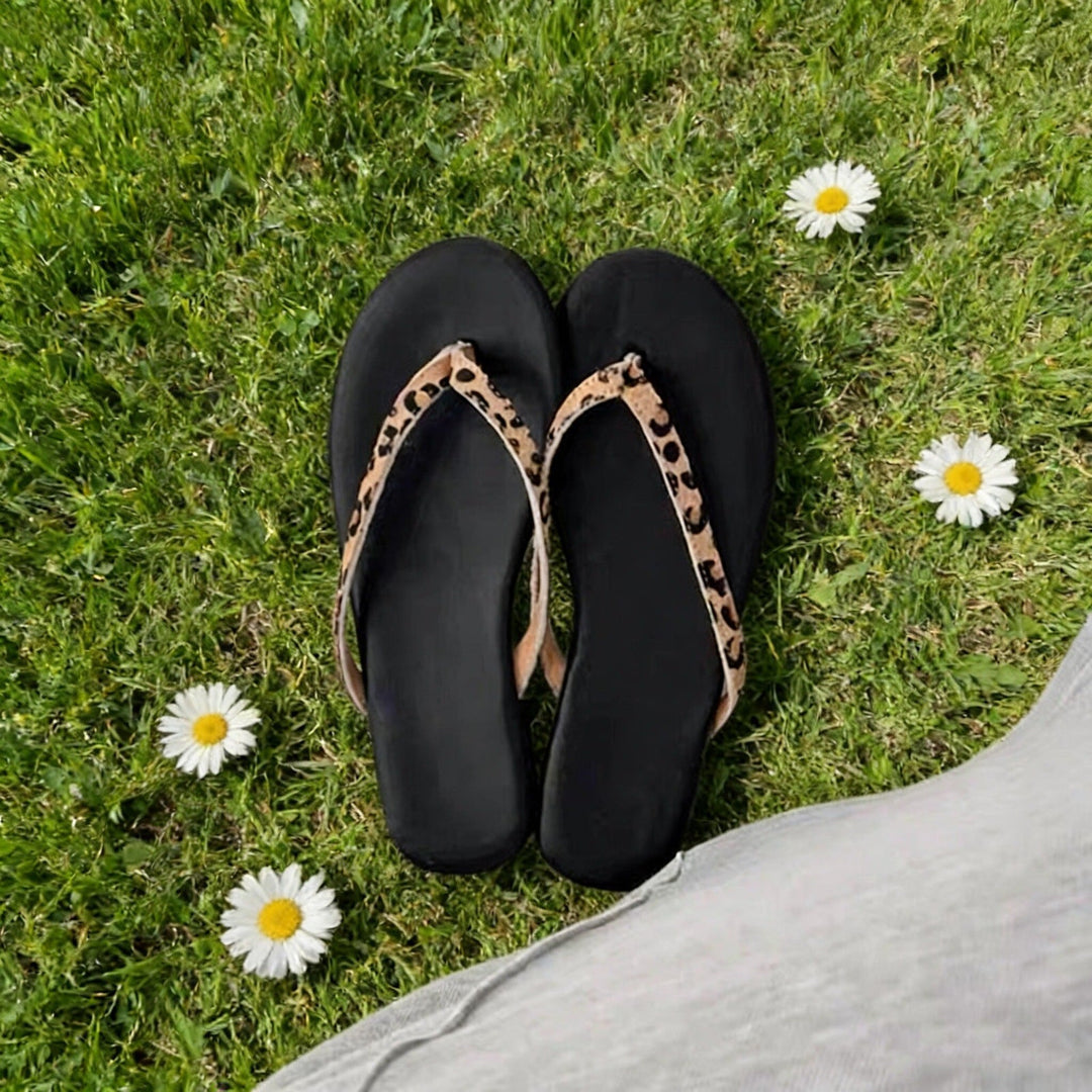 Damen Minimalistische Zehentrenner Sandalen Drune