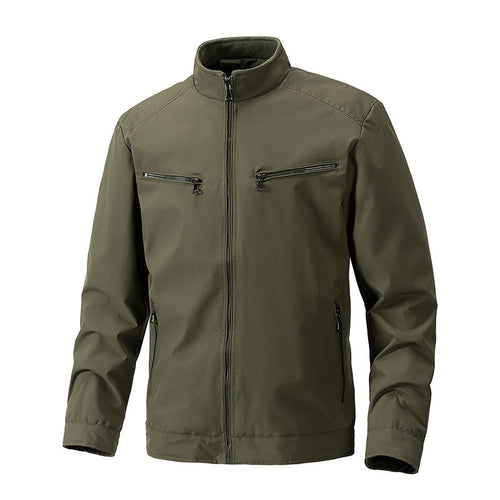 Herren Outdoorjacke mit hohem Kragen Drune