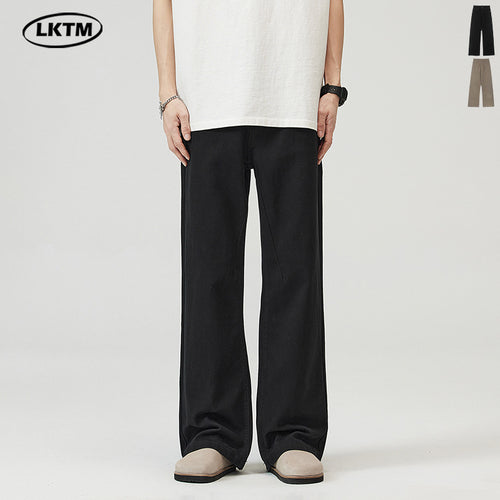 Herren Extraweite Baumwoll-Twill-Hose mit geradem Bein und relaxed Fit Drune