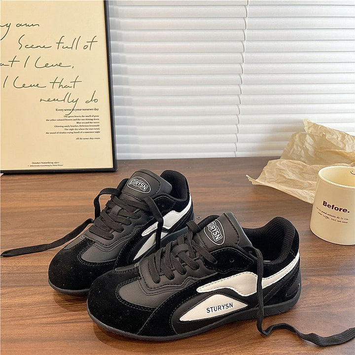 Damen Freizeit Sneakers mit weichem Wildleder und atmungsaktivem Obermaterial Drune