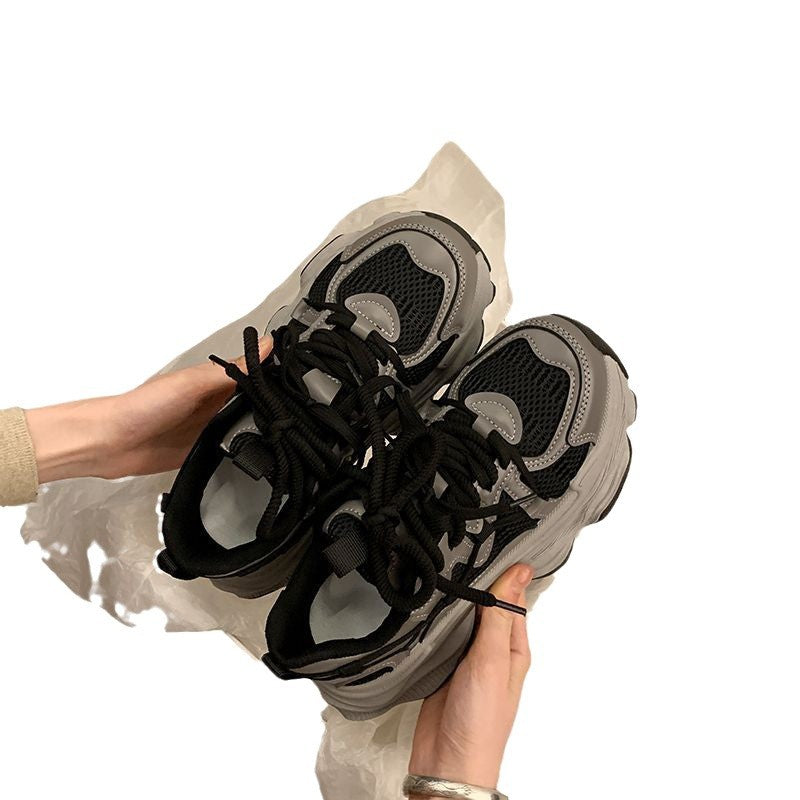 Damen Sneakers im urbanen Chunky-Stil mit atmungsaktiver Mesh-Oberfläche und komfortabler Dämpfung Drune