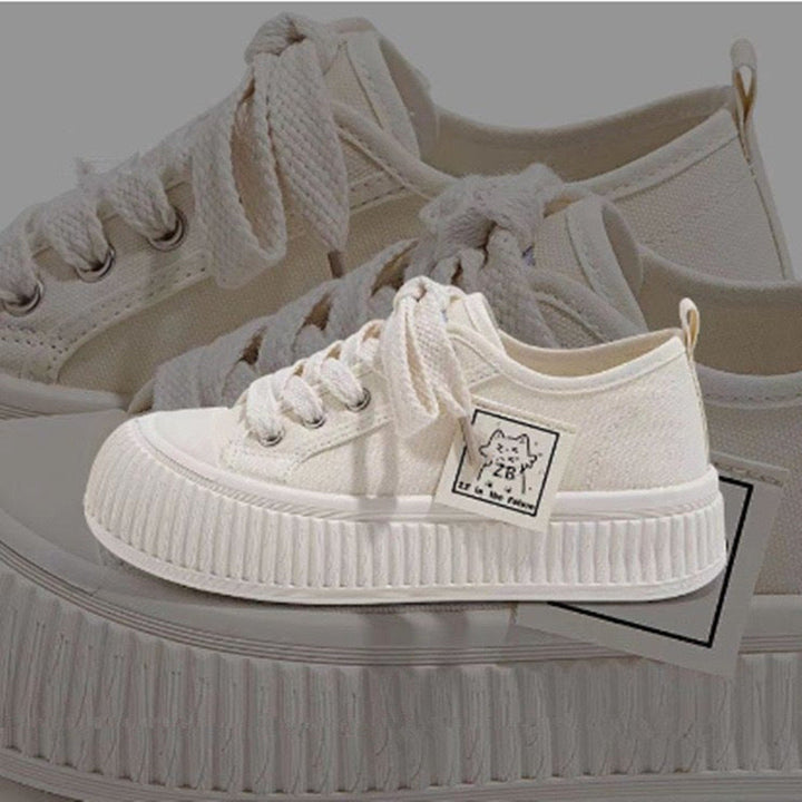 Damen Sneaker mit trendiger Plateau-Sohle und komfortablem Obermaterial Drune