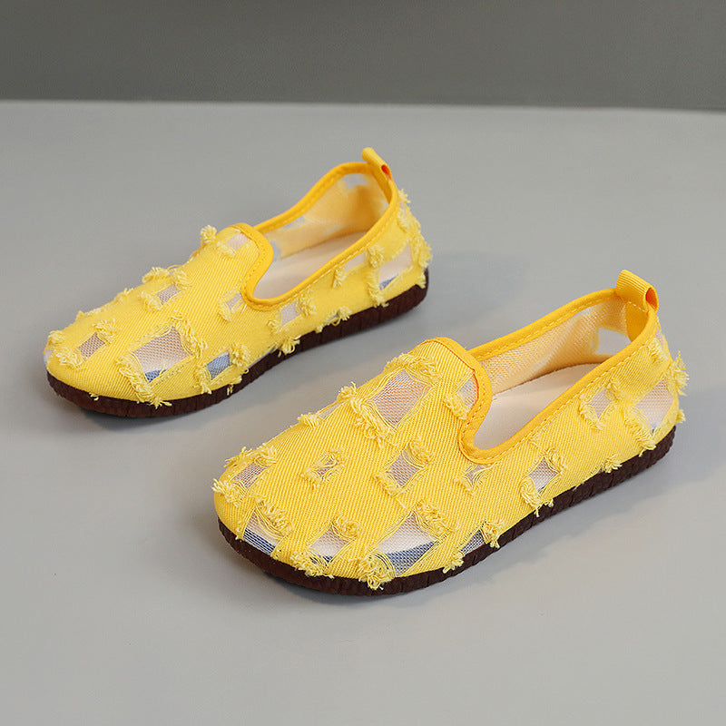 Damen modische Freizeitschuhe mit durchlässigem Obermaterial und rutschfester Sohle Drune