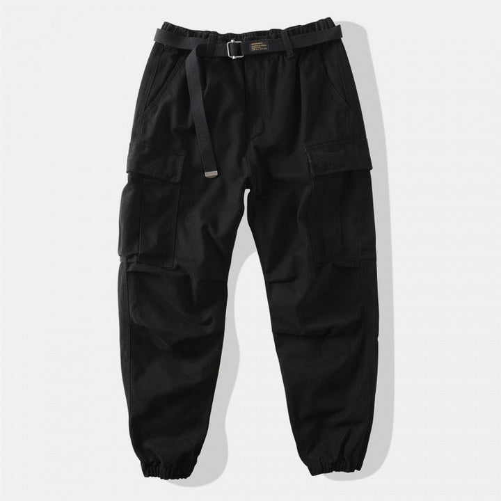Herren Cargo-Hose mit verstellbarem Bund und praktischen Taschen Drune