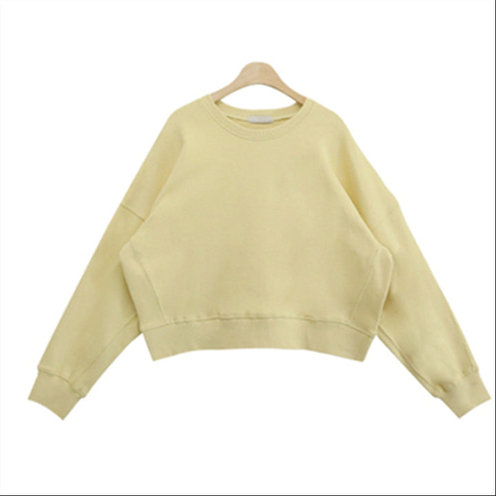 Damen lässiger Pullover mit voluminösen Ärmeln Drune