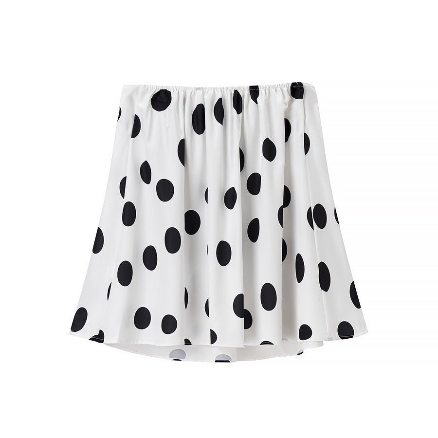 Damen Culotte mit Punkten und elastischem Bund Drune