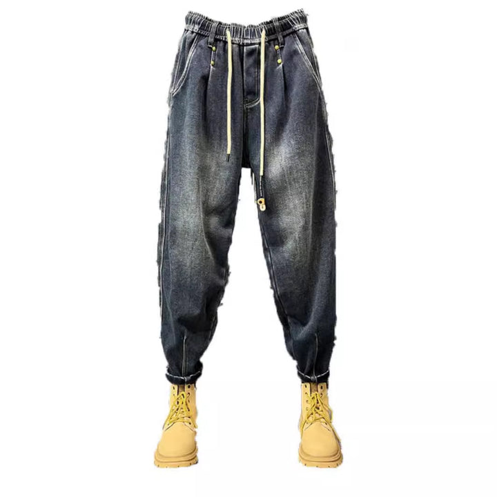 Herren Modische Ripped Jeans mit kreativen Patches Drune 1788342369