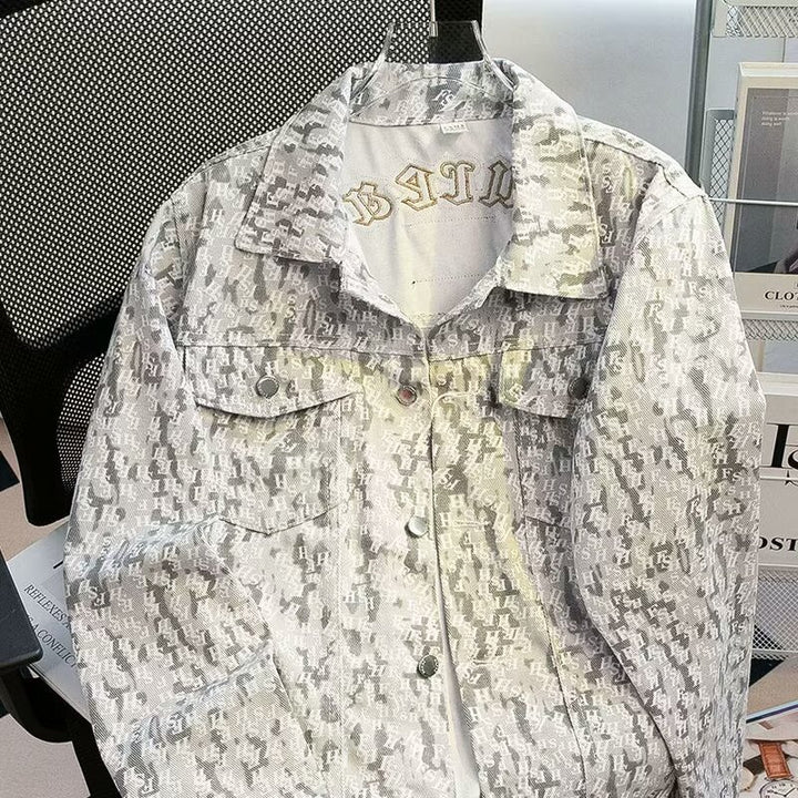 Herren Modische Camouflage Übergangsjacke Drune