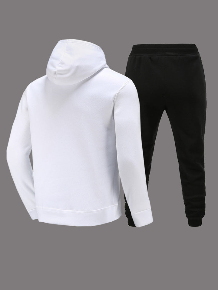 Damen Hoodieset mit auffälligem Grafikdesign und bequemen Jogginghose Drune