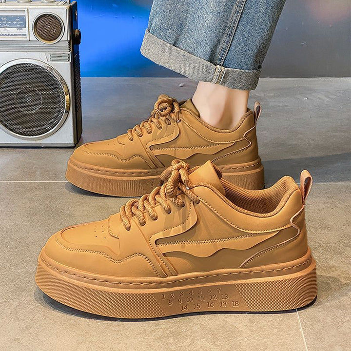 Damen modische Chunky Sneakers mit profilierter Sohle Drune