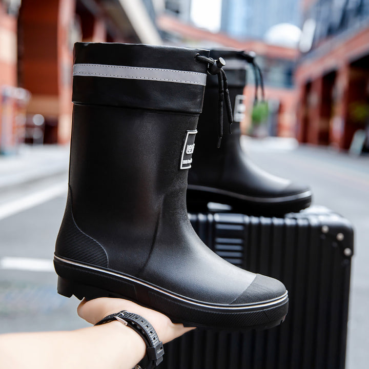Damen Robuste Kurzschaft‑Gummistiefelette mit verstärkter Zehenkappe und griffiger Profilsohle Drune