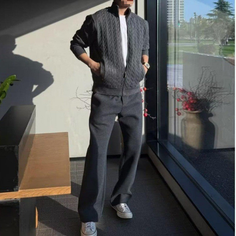 Herren Elegante und moderne Strickjacke Drune