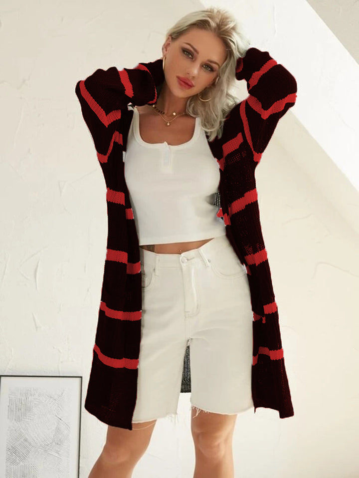 Damen lässiger Strickcardigan Drune