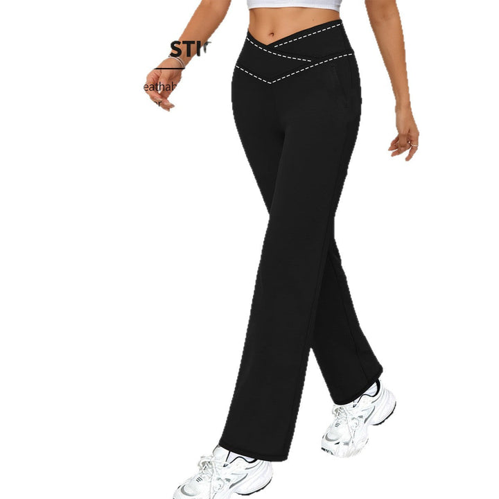 Damen Kompressionshose mit hoher Taille und Tummy Control Drune