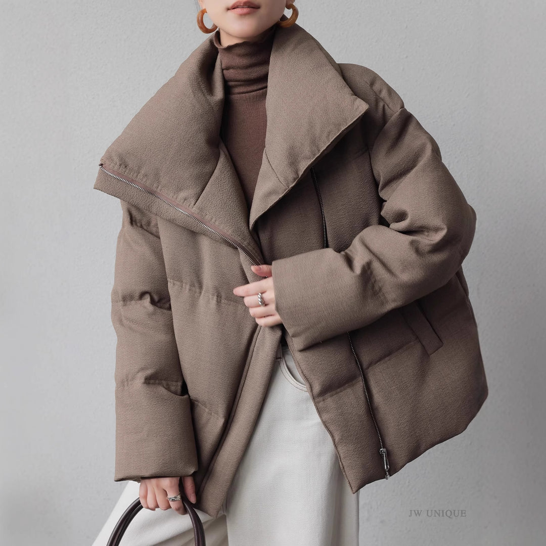Damen Modischer Oversized Daunenjacke Drune