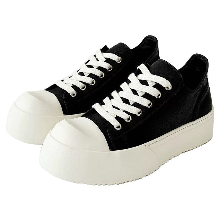 Damen Plateau-Sneaker im minimalistischen Design mit dicker Sohle Drune