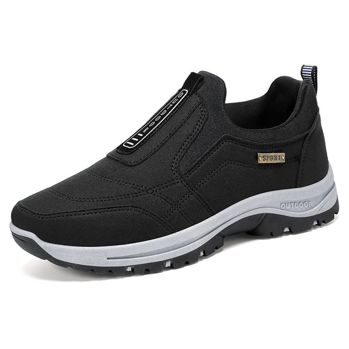 Herren nan strapazierfähiger Slip-On Outdoor-Wanderschuh mit wasserabweisender Mikrofaseroberfläche und griffiger Profilsohle Drune