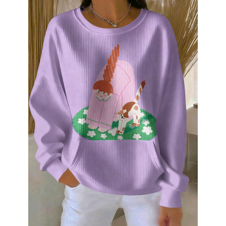 Damen Gemütlicher Pullover Drune