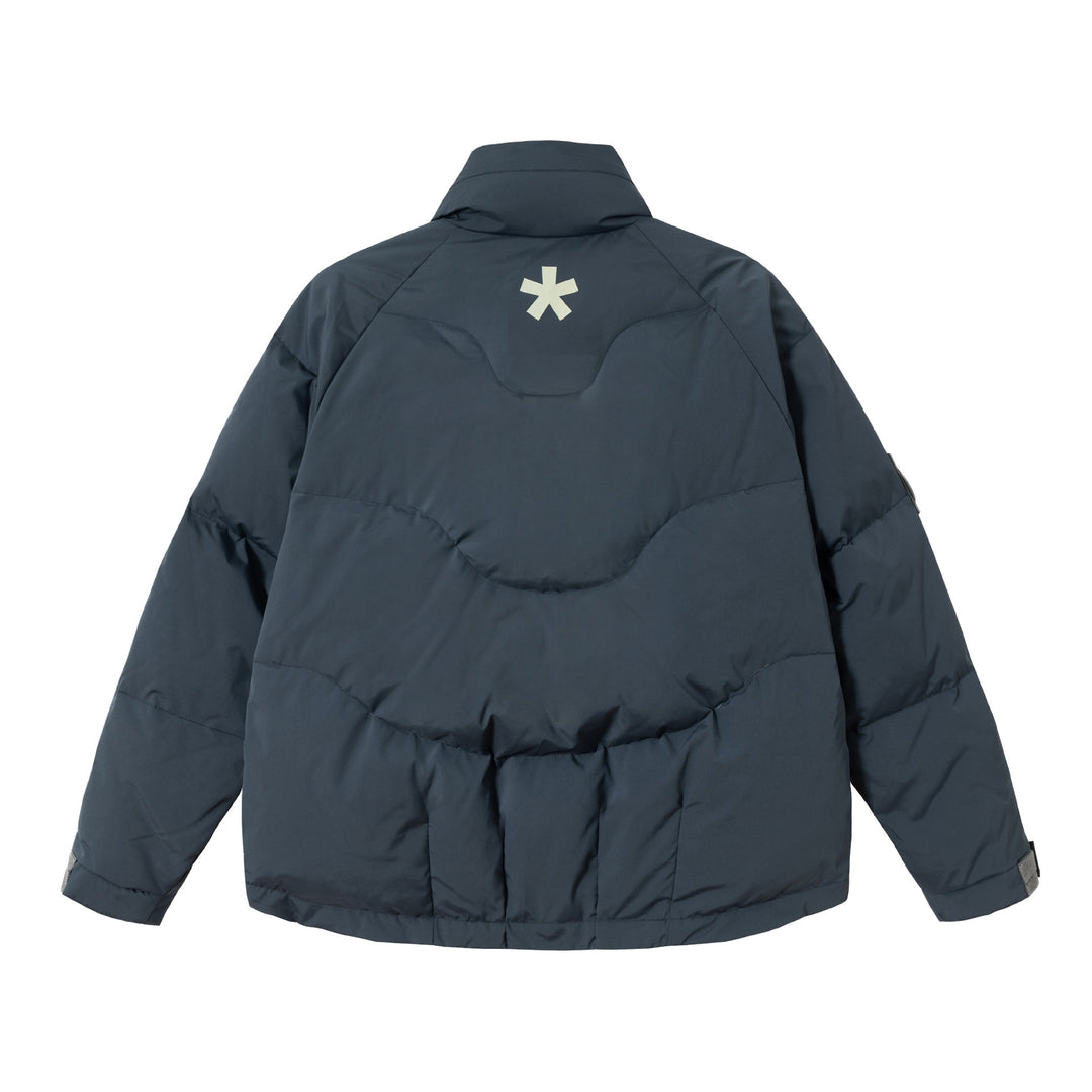 Herren Kurz geschnittener wattierter Winterblouson mit hohem Stehkragen Drune