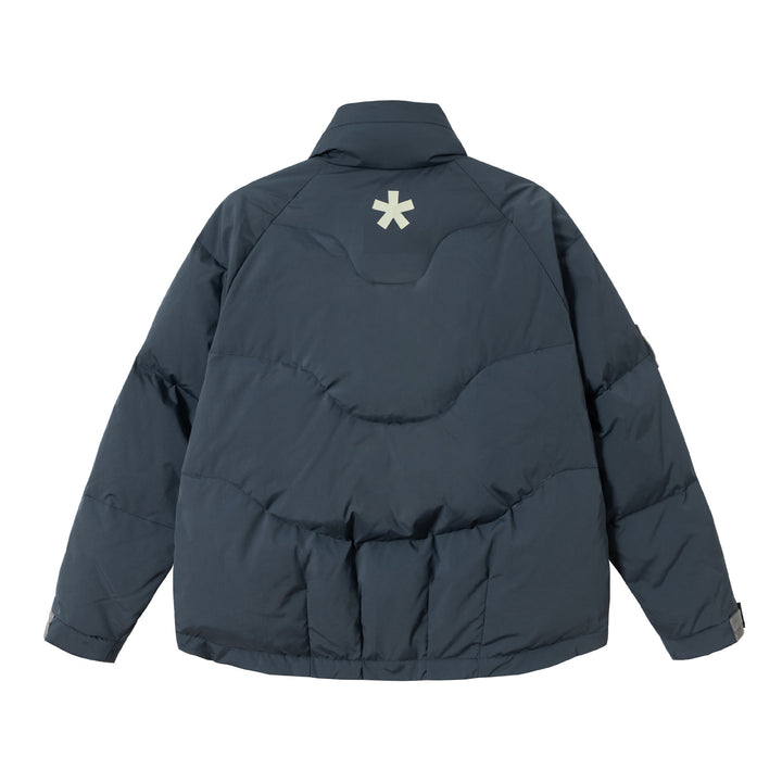 Herren Kurz geschnittener wattierter Winterblouson mit hohem Stehkragen Drune