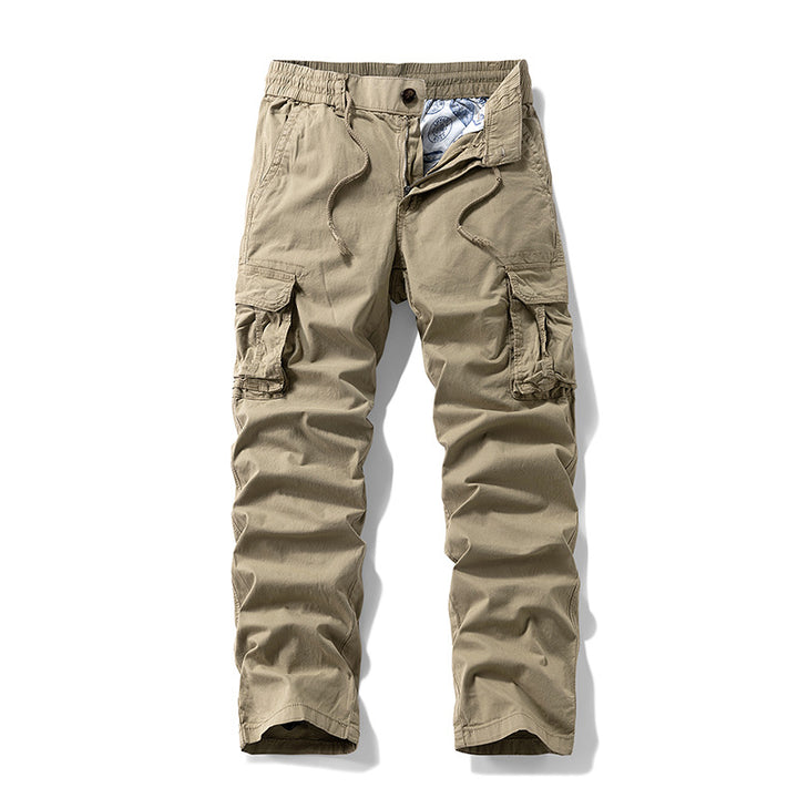 Herren Multifunktionale Cargohose mit elastischem Komfortbund, Tunnelzug und Organizer‑Taschen Drune