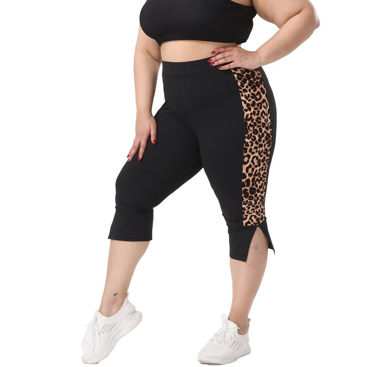 Damen Sculpting-Capri-Leggings mit hohem Taillenbund, Bauchkontrolle und seitlichen Einschubtaschen Drune
