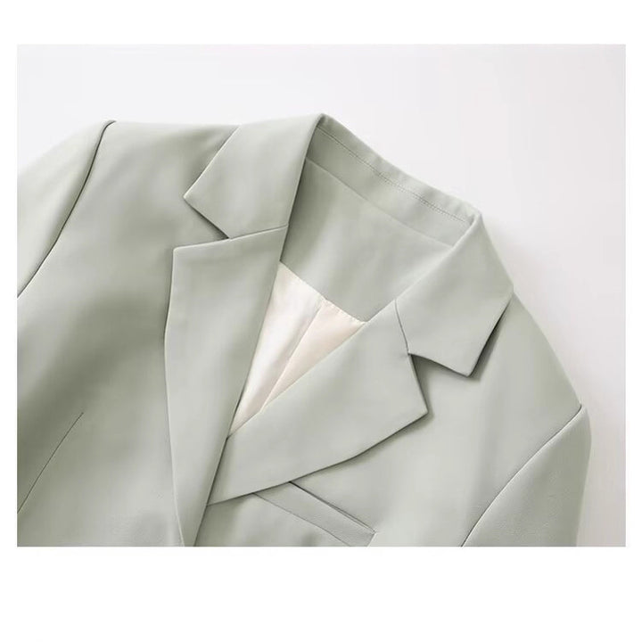 Damen modische Blazerjacke mit eleganter Knopfleiste und zwei praktischen Taschen Drune