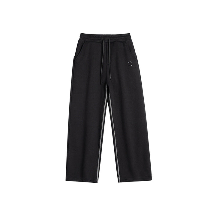 Damen Sweathose mit weitem Bein, elastischem Bund und Tunnelzug Drune