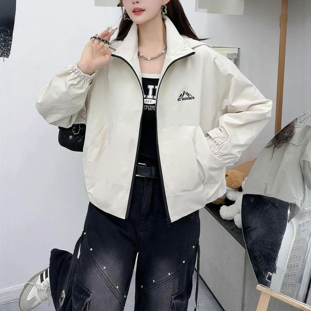 Damen sportliche Übergangsjacke mit lässigem Schnitt Drune