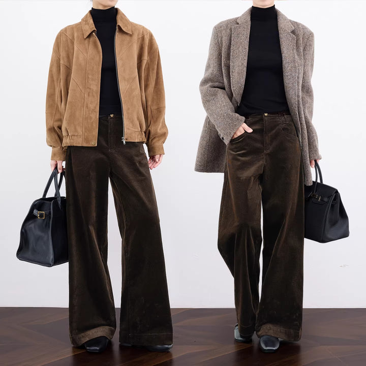 Damen Eleganter und lässiger Cord-Blazer Drune