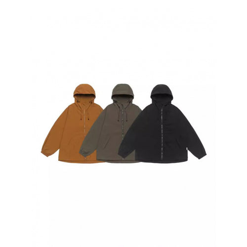 Unisex Weitgeschnittene Kapuzenjacke im Parka‑Style mit verlängertem Rückenteil und Tunnelzug Drune