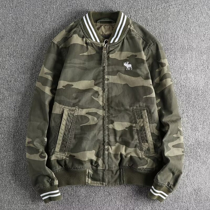 Herren Camouflage Bomberjacke Drune